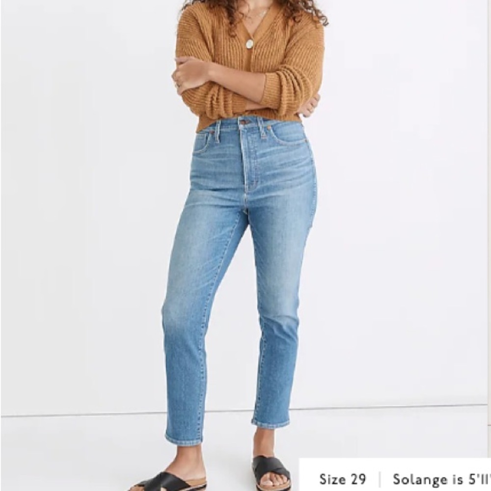 Madewell Curvy Stovepipe Jeans Euclid Wash